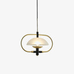 Aperture Pendant Light – Modern Glass & Metal Hanging Lamp for Living Room, Bedroom, Kitchen