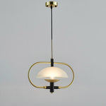 Aperture Pendant Light – Modern Glass & Metal Hanging Lamp for Living Room, Bedroom, Kitchen