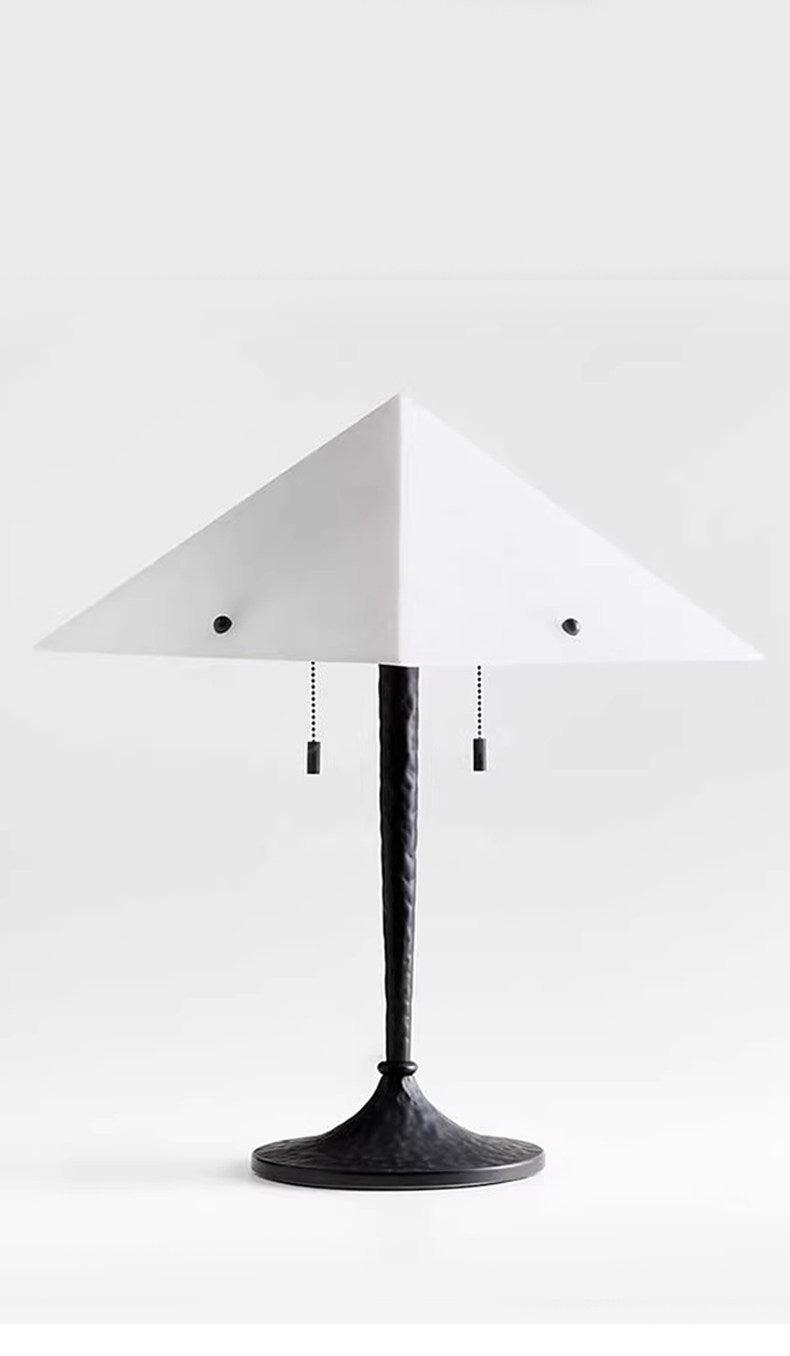 Apex Alabaster Prism Table Lamp — Sculptural Modern Illumination