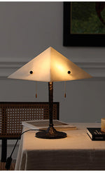 Apex Alabaster Prism Table Lamp — Sculptural Modern Illumination