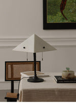 Apex Alabaster Prism Table Lamp — Sculptural Modern Illumination