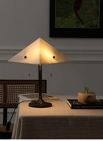 Apex Alabaster Prism Table Lamp — Sculptural Modern Illumination