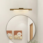 Liora Brass LED Wall Sconce | Modern Linear Wall Light for Bedroom & Living Room