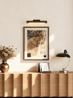 Apollo Brass Wall Sconce – Modern Minimalist LED Wall Light for Bedroom & Living Room