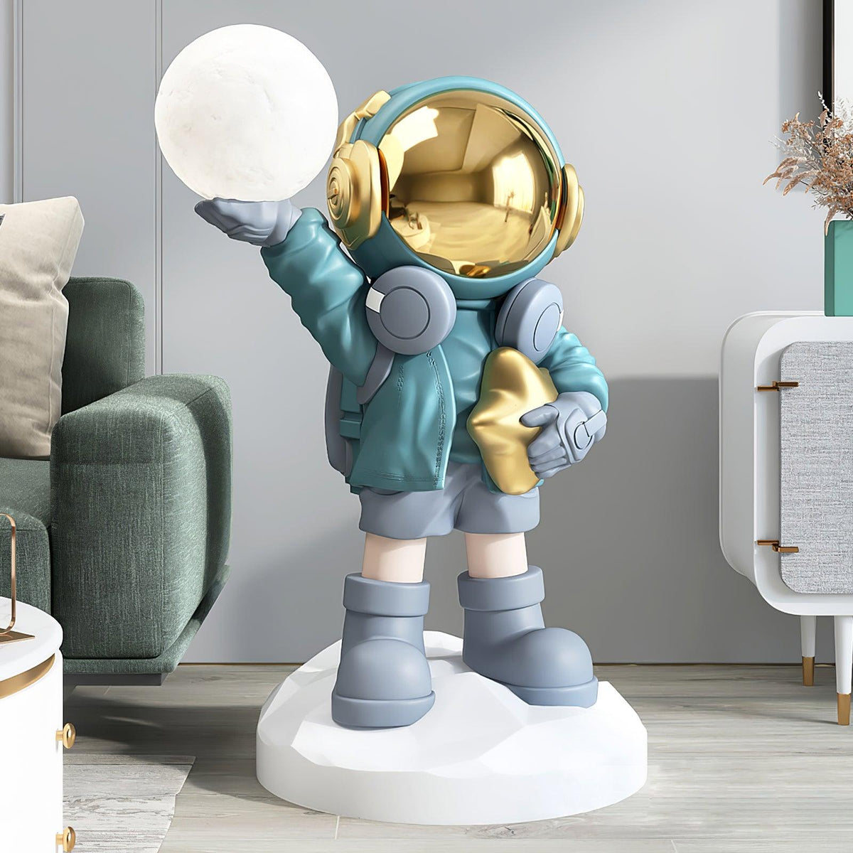 Apollo Astronaut Built In Battery Floor Lamp