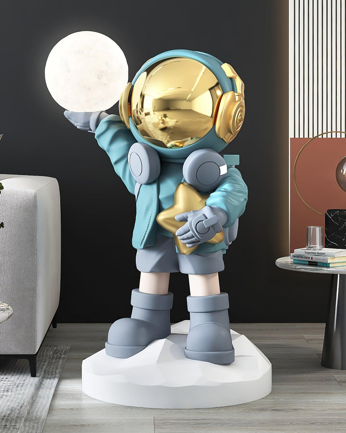 Apollo Astronaut Built In Battery Floor Lamp