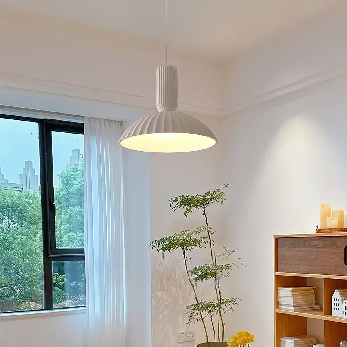 Apollo Fluted Pendant Lamp