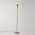 Aragon Alabaster Floor Lamp – Modern Sculptural Torchiere for Living Spaces