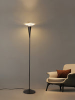 Aragon Alabaster Floor Lamp – Modern Sculptural Torchiere for Living Spaces