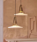 Aragon Alabaster Pendant Light – Sculptural Metal & Natural Stone