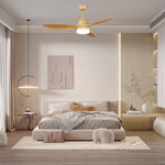 Keltis Ceiling Fan Light with LED and Remote – 48" or 52"