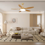 Keltis Ceiling Fan Light with LED and Remote – 48" or 52"