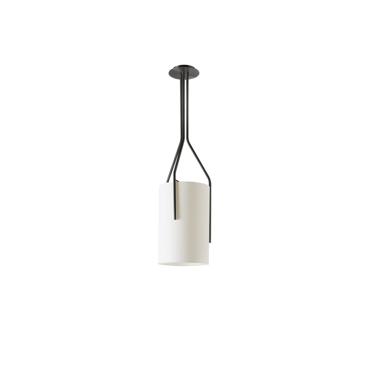 Arborescence Brass Linen Chandelier – Modern Minimalist Pendant for Dining and Foyer