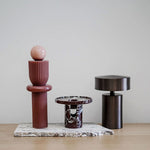 Arc Pillar Marble Candle Holder – Sculptural Tabletop Accent