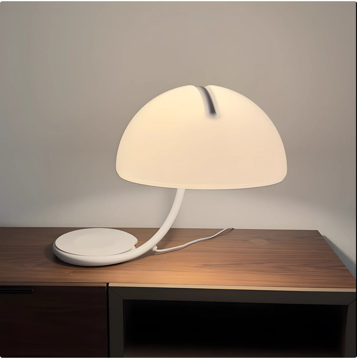 Arc Dome Table Lamp – Modern Minimalist LED Desk Lamp for Bedroom & Living Room