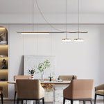 Arc Horizon Linear LED Island Pendant Light for Modern Interiors