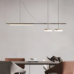 Arc Horizon Linear LED Island Pendant Light for Modern Interiors