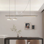 Arc Horizon Linear LED Island Pendant Light for Modern Interiors