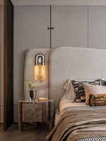 Arc Ridge Alabaster Wall Sconce – Modern LED Wall Light