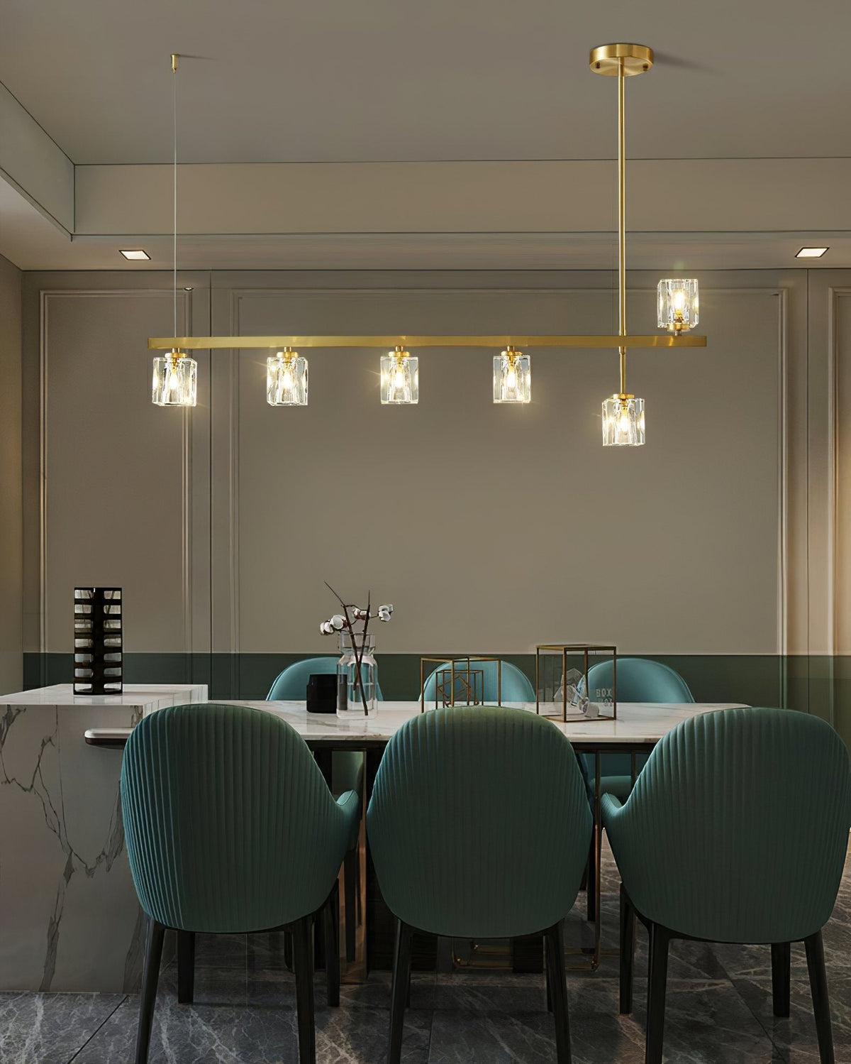 Arcachon Cube Chandelier