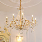 Arcadia Gold Crystal Chandelier – Modern Designer Ceiling Light for Elegant Interiors