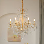 Arcadia Gold Crystal Chandelier – Modern Designer Ceiling Light for Elegant Interiors