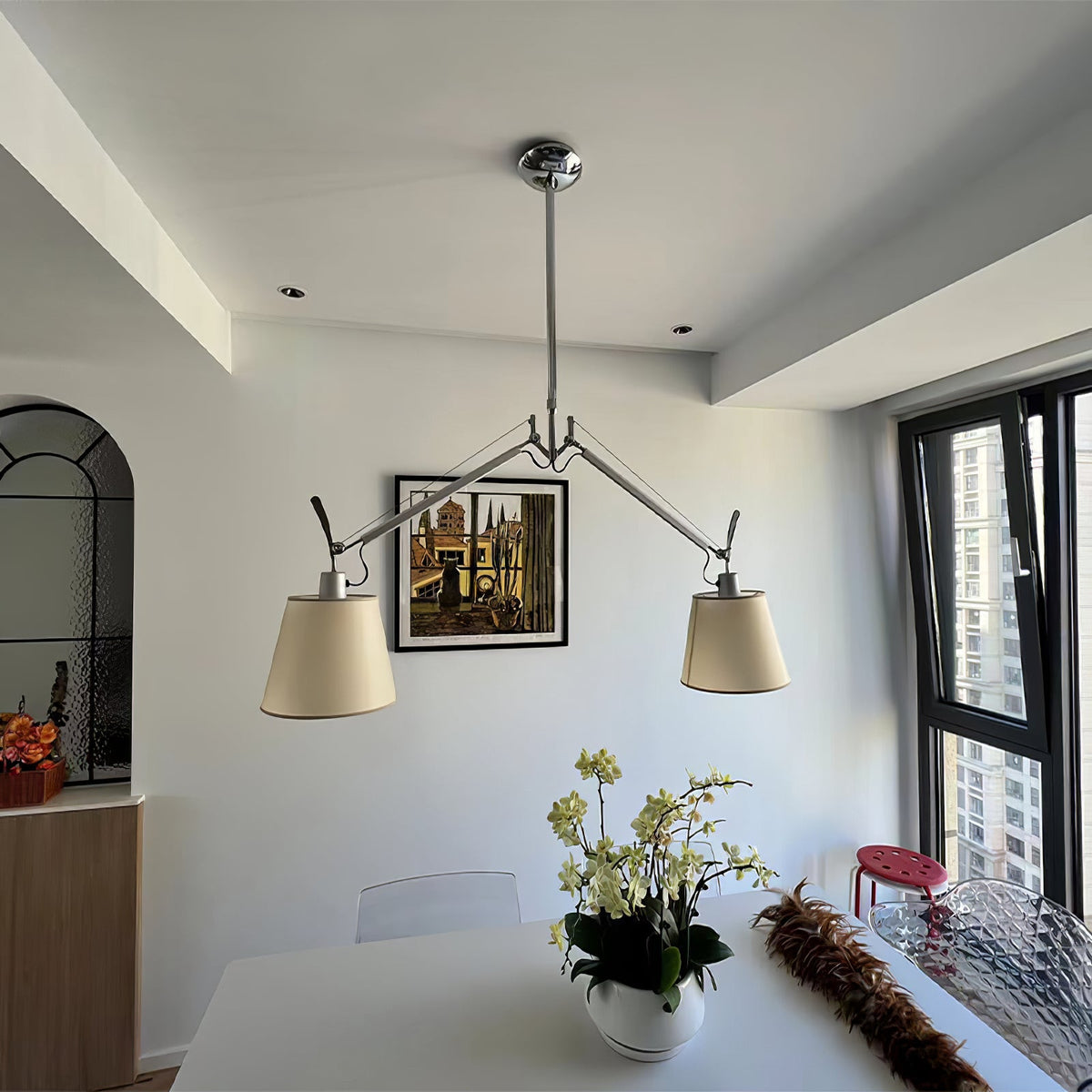 Arcadia Shade Pendant Lamp – Designer Fabric Pendant Light for Modern Interiors