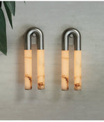 Arch Alabaster Wall Sconce with Aged Brass Base