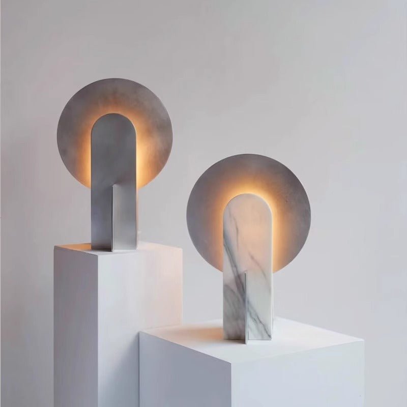 Arch Marble Table Lamp – Sculptural Natural Stone Accent Light