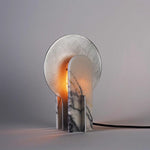 Arch Marble Table Lamp – Sculptural Natural Stone Accent Light