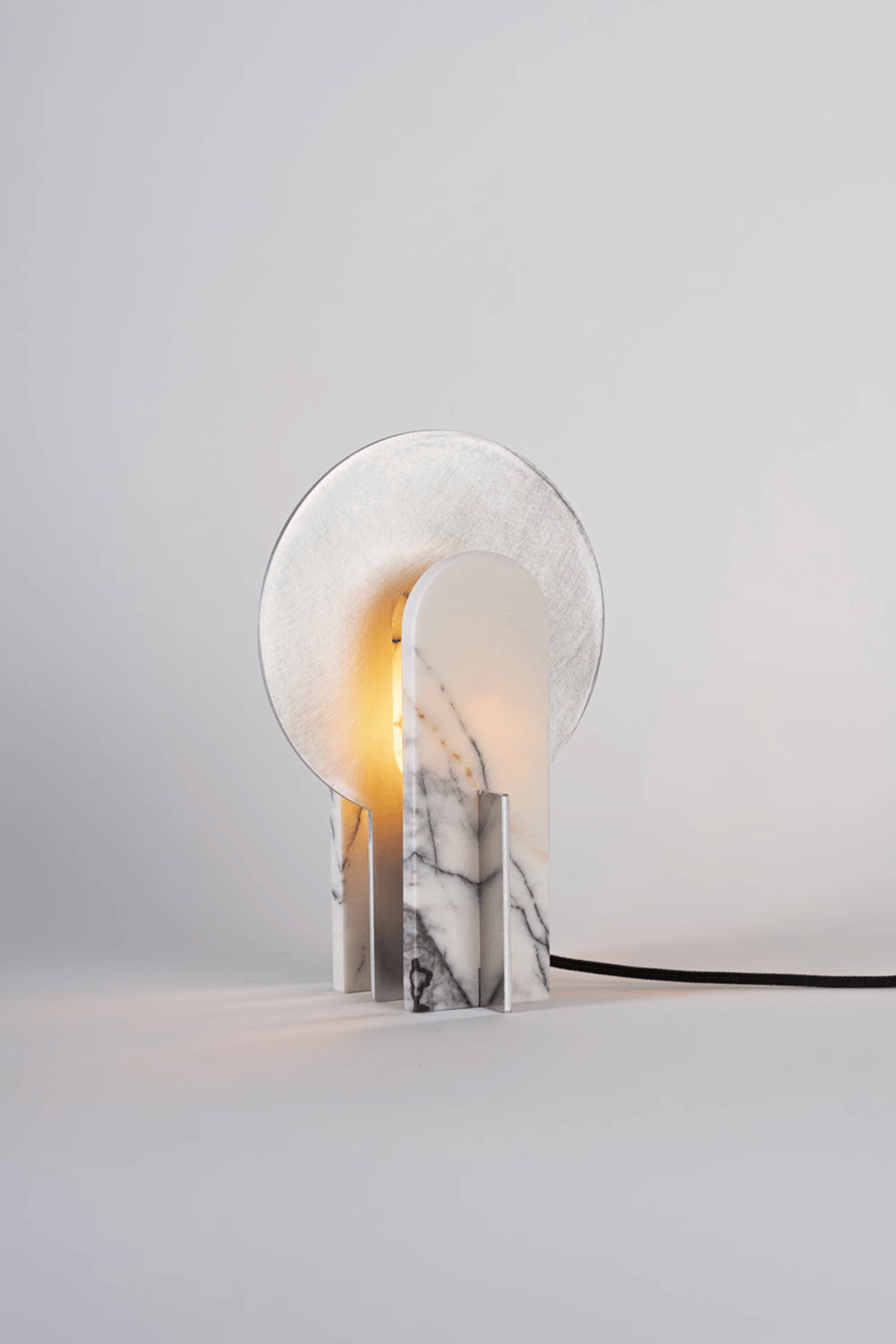 Arch Marble Table Lamp – Sculptural Natural Stone Accent Light