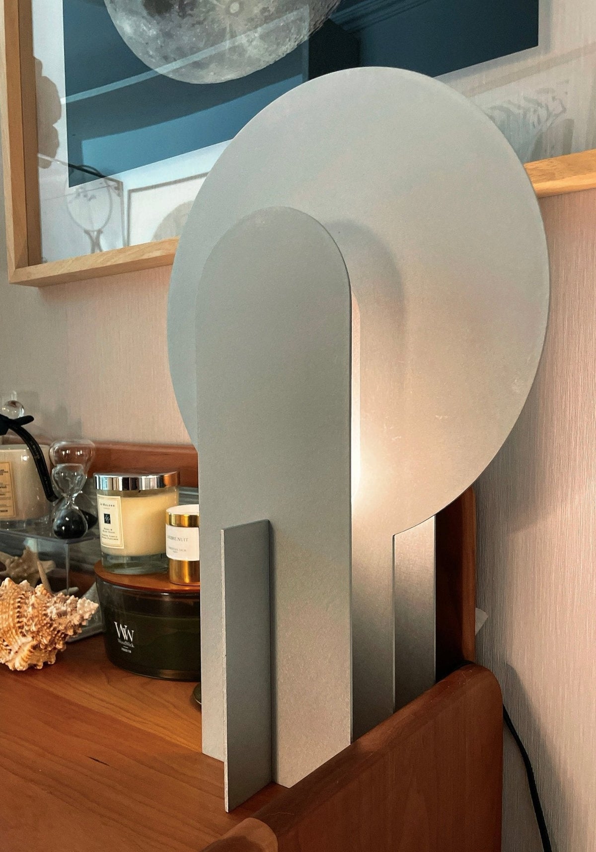 Arch Marble Table Lamp – Sculptural Natural Stone Accent Light