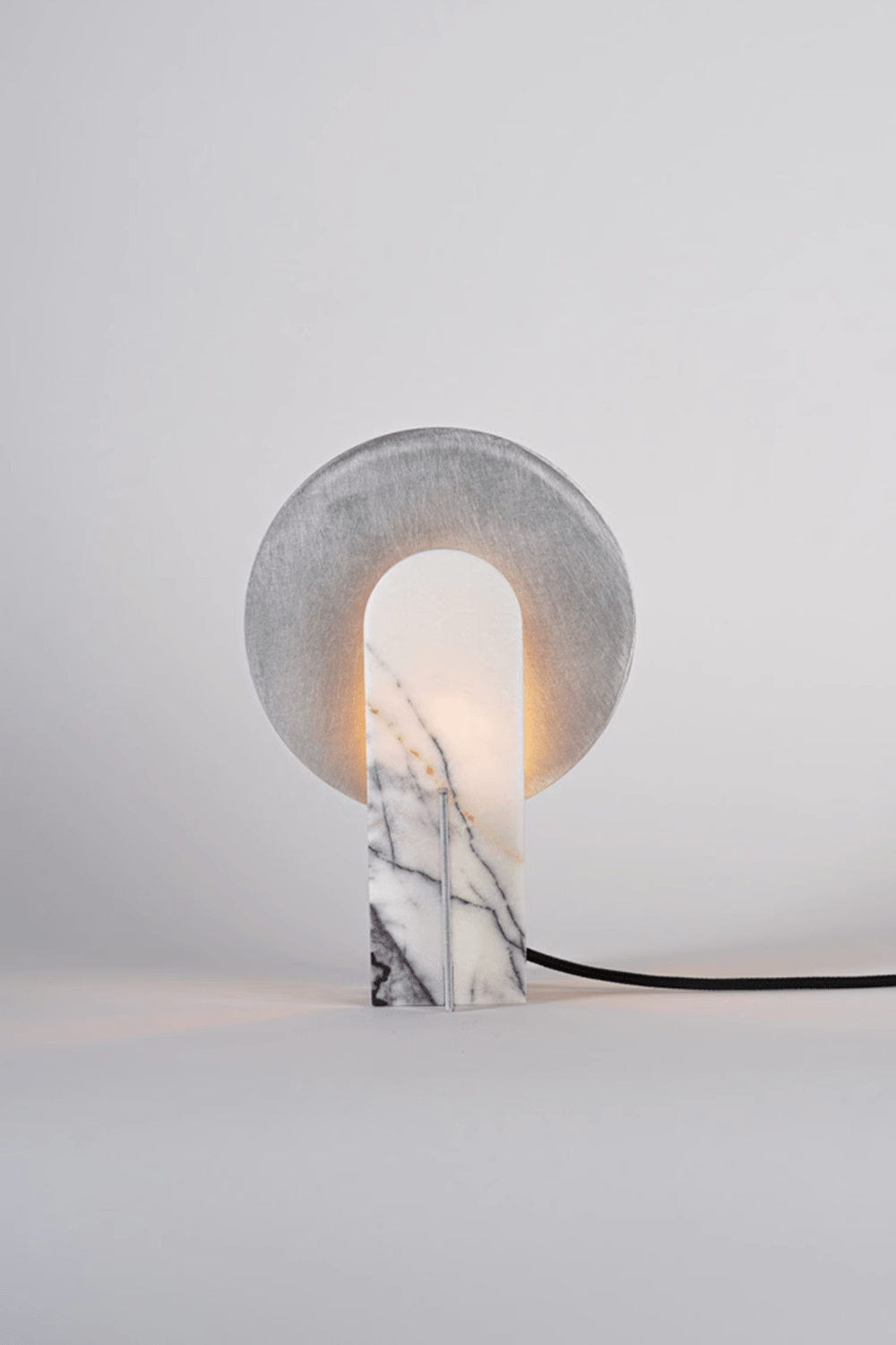 Arch Marble Table Lamp – Sculptural Natural Stone Accent Light