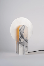 Arch Marble Table Lamp – Sculptural Natural Stone Accent Light