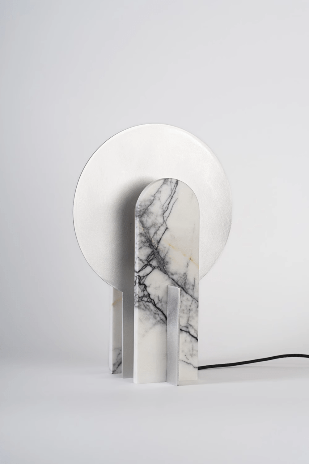 Arch Marble Table Lamp – Sculptural Natural Stone Accent Light