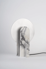 Arch Marble Table Lamp – Sculptural Natural Stone Accent Light