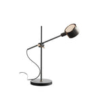 Arclen Adjustable Table Lamp in Stainless Steel with Gold Shade
