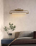 Arclore Gallery LED Wall Sconce in Antique Brass for Art and Vanity Lighting