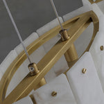 Arctora Alabaster Pendant Light – Sculptural Modern Chandelier