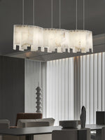 Arctora Alabaster Pendant Light – Sculptural Modern Chandelier