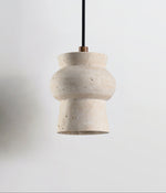 Arcus Travertine Pendant Light – Sculptural Natural Stone Hanging Lamp