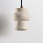Arcus Travertine Pendant Light – Sculptural Natural Stone Hanging Lamp