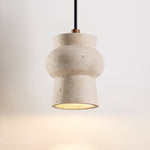 Arcus Travertine Pendant Light – Sculptural Natural Stone Hanging Lamp