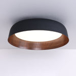 Arcwood LED Flush Mount Ceiling Light in Walnut Wood Grain