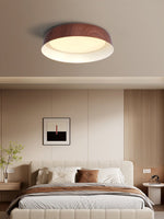 Arcwood LED Flush Mount Ceiling Light in Walnut Wood Grain