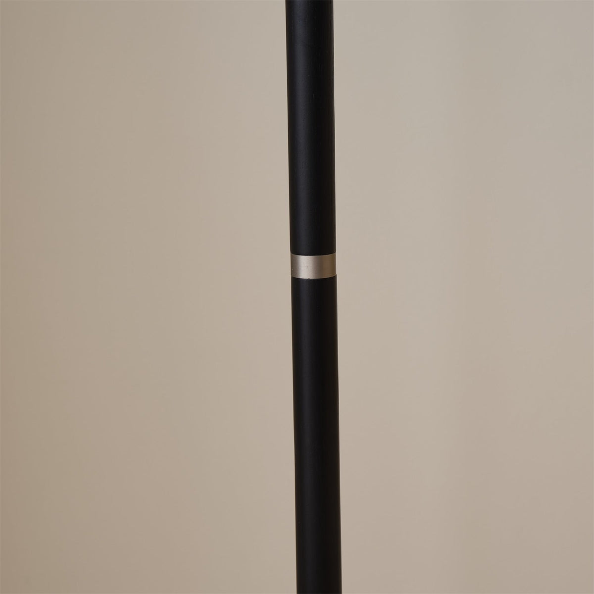 Ardell Modern Floor Lamp with Fabric Shade and Brass Accents