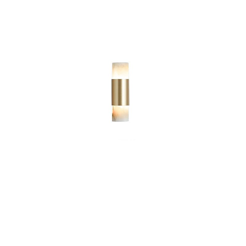 Arden Alabaster Wall Sconce in Brushed Brass