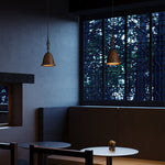 Arden Wood Pendant Light – Handcrafted Modern Hanging Lamp for Dining and Kitchen