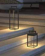 Arden Solar Lantern – Modern Outdoor Table Lamp with Handle