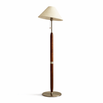 Arden Wood Floor Lamp – Modern Natural Wooden Standing Light for Living Room & Bedroom